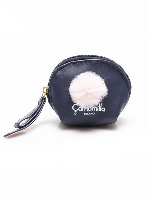 CAMOMILLA FURRY POM POM Portamonete con zip bluedeep - Borse e accessori kids