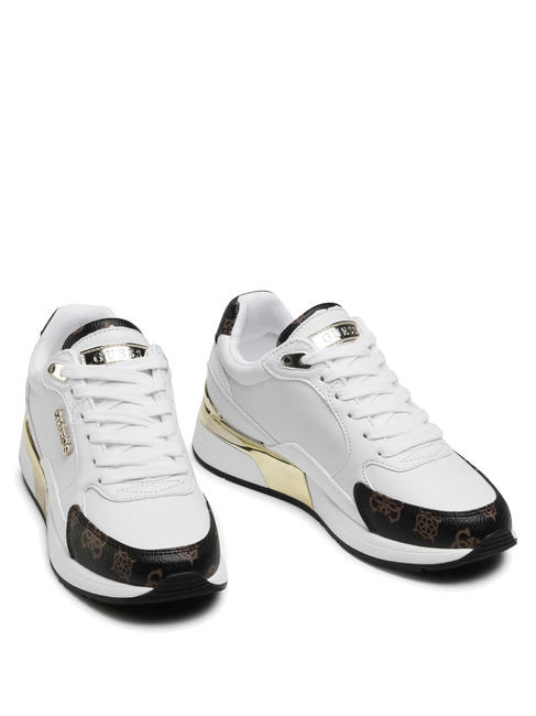 GUESS MOXEA Sneakers whi/br - Scarpe Donna