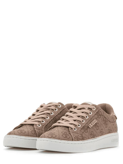 GUESS BECKIE LOGO  Sneakers  Beige/Brown - Scarpe Donna