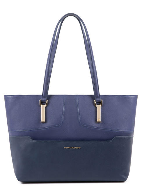 PIQUADRO  HOSAKA Shopper a spalla, porta PC 14" blu - Borse Donna