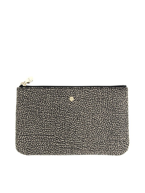 BORBONESE CLASSICA Pochette a mano OP/NATURALE/NERO - Borse Donna