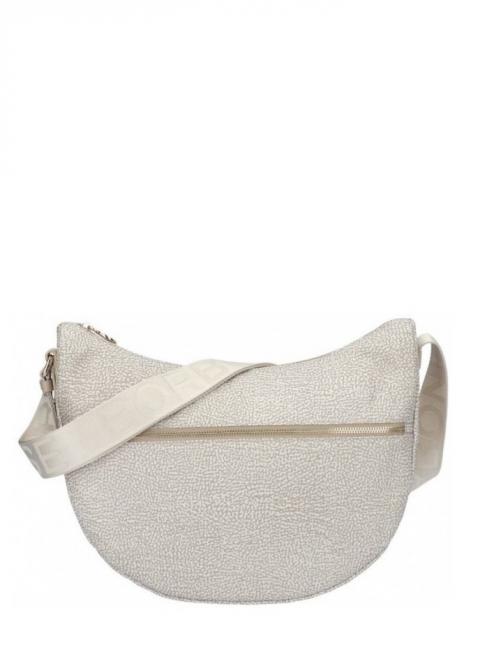 BORBONESE LUNA BAG MIDDLE ECO LINE Sacca a tracolla sabbia - Borse Donna