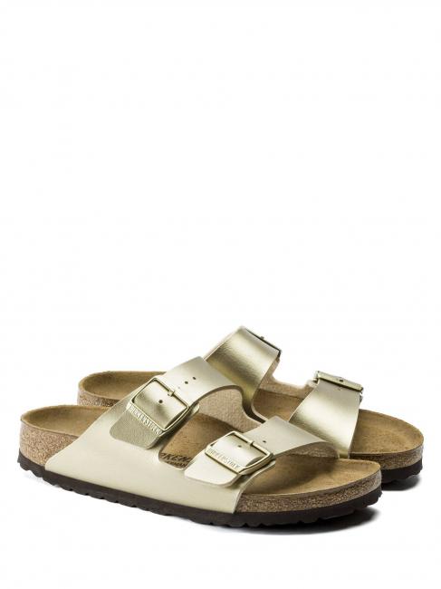 BIRKENSTOCK ARIZONA BIRKO-FLOR Sandalo ciabatta gold - Scarpe Donna