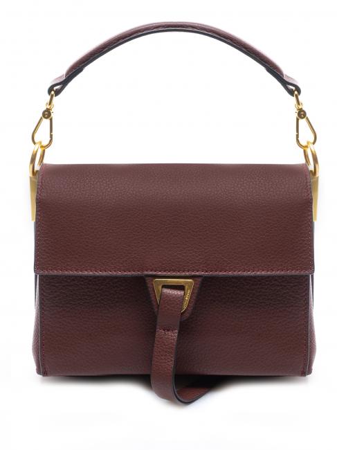 COCCINELLE LOUISE Mini bag a mano, con tracolla, in pelle ACAI/GRAPE - Borse Donna