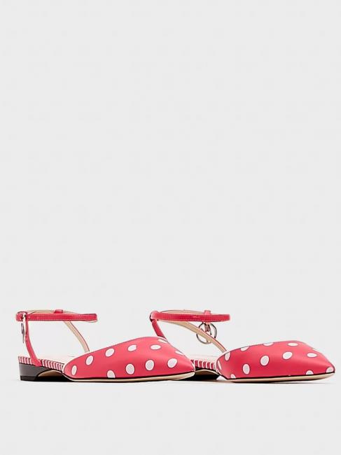 MANILA GRACE BALLERINA  Sandalo flat con cinturino fuxia/bianco - Scarpe Donna