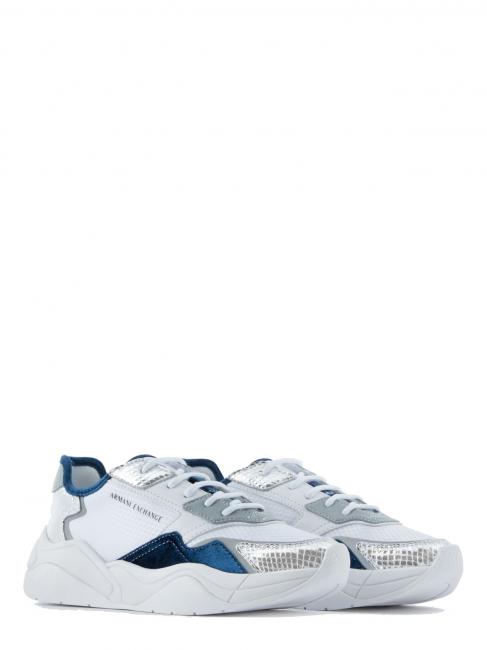 ARMANI EXCHANGE SNEAKERS  op.white+sea - Scarpe Donna