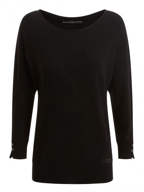 GUESS ADELE Maglia a maniche lunghe jetbla - Maglie Donna