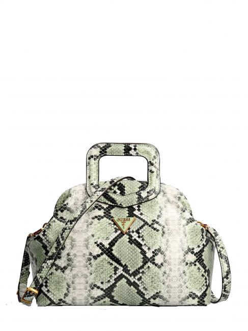 GUESS ERRIN GRAME Borsa a mano, con tracolla sage python - Borse Donna