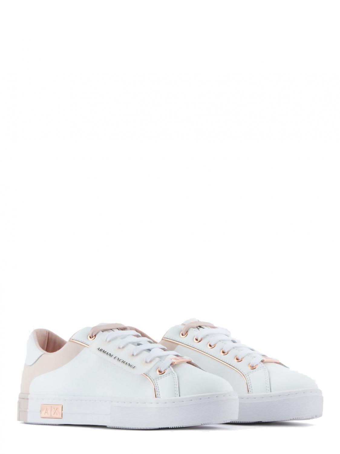 Armani Exchange Sneakers Donna In Pelle +Rose - Acquista A Prezzi  Outlet!