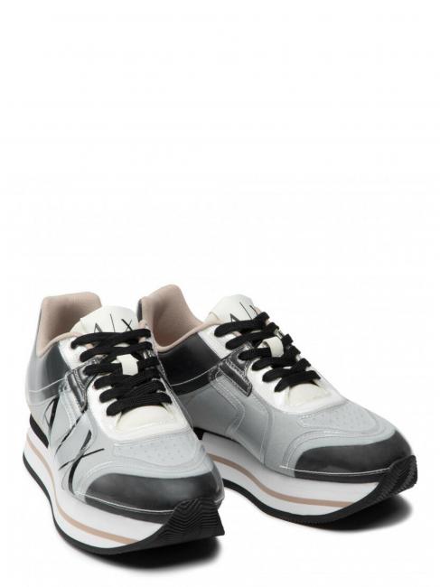 ARMANI EXCHANGE SNEAKERS Donna  black+grey - Scarpe Donna