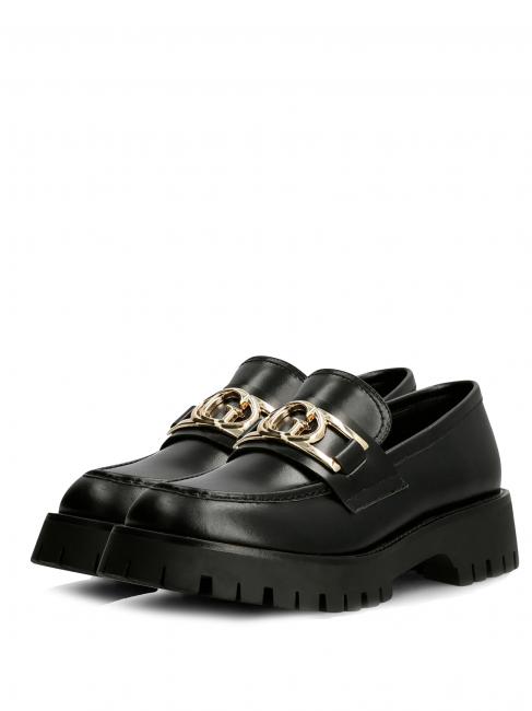 GUESS ILARY Mocassino in pelle NERO - Scarpe Donna