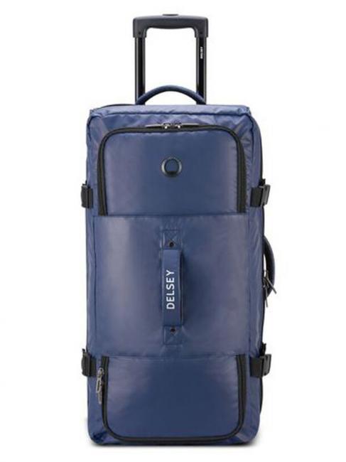 DELSEY RASPAIL Trolley borsone misura medio-grande blu - Trolley Semirigidi