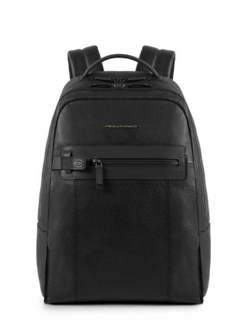 PIQUADRO SCOTT  Zaino porta PC 15,6", in pelle Nero - Zaini da lavoro porta PC