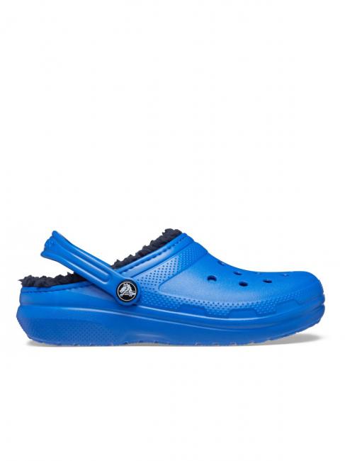 CROCS CLASSIC LINED CLOG TODDLER Sabot imbottito blue bolt - Scarpe Bambino