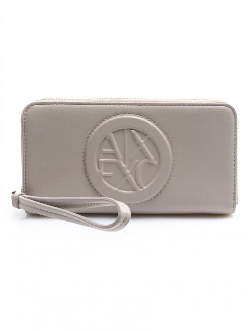 ARMANI EXCHANGE Portafoglio grande zip around With Coin Purse noise - Portafogli Donna