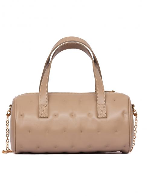 ANNA VIRGILI CYLINDER INDIA Borsa bauletto pelle sand - Borse Donna