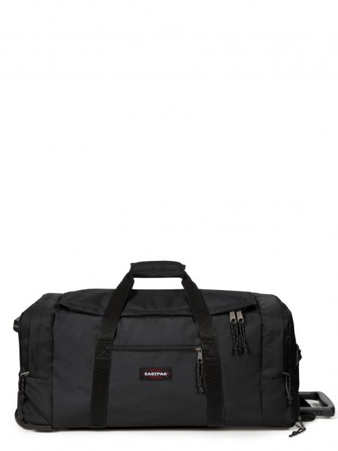 EASTPAK LEATHERFACE M + Trolley Borsone Medio NERO - Trolley Semirigidi