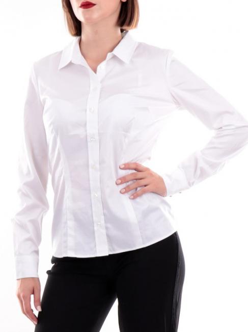 GUESS CATE Camicia manica lunga slim fit purwhite - Camicie Donna