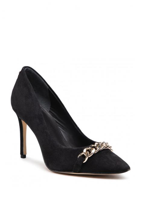 GUESS PINTA Décolleté Alte in pelle NERO - Scarpe Donna