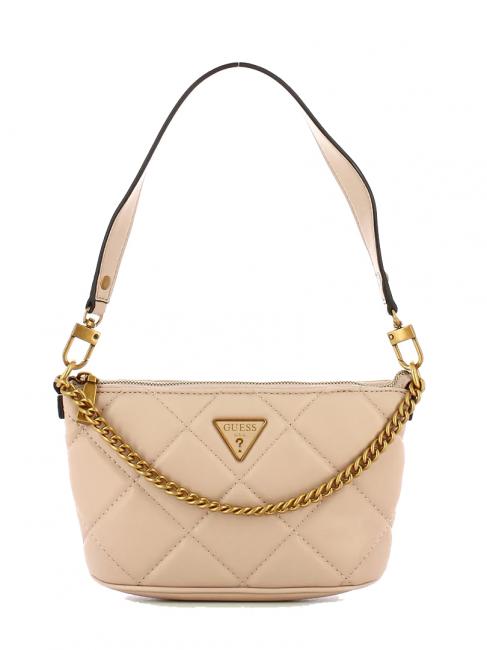 GUESS CESSILY Borsa a spalla con catena Nude - Borse Donna