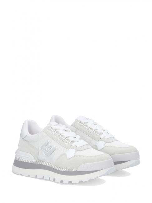 LIUJO AMAZING 16 Sneakers in pelle suede white - Scarpe Donna