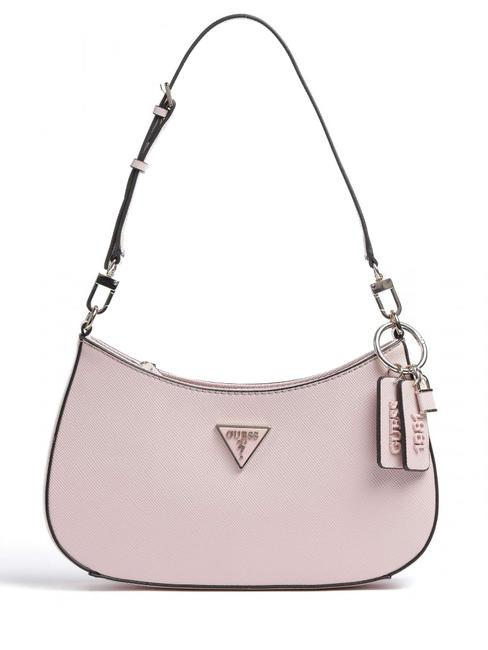 GUESS NOELLE Borsa a spalla top zip light rose - Borse Donna