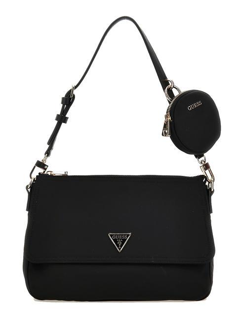 GUESS ECO GEMMA Borsa a spalla NERO - Borse Donna