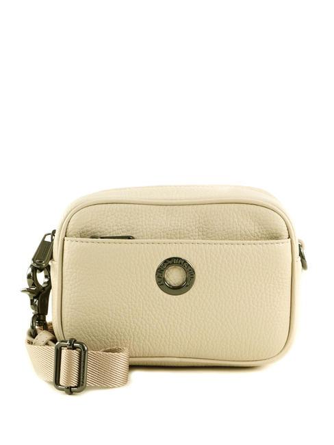 MANDARINA DUCK MELLOW Mini camera bag in pelle papyrus - Borse Donna