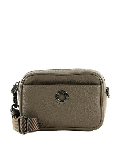 MANDARINA DUCK MELLOW Mini camera bag in pelle clay - Borse Donna