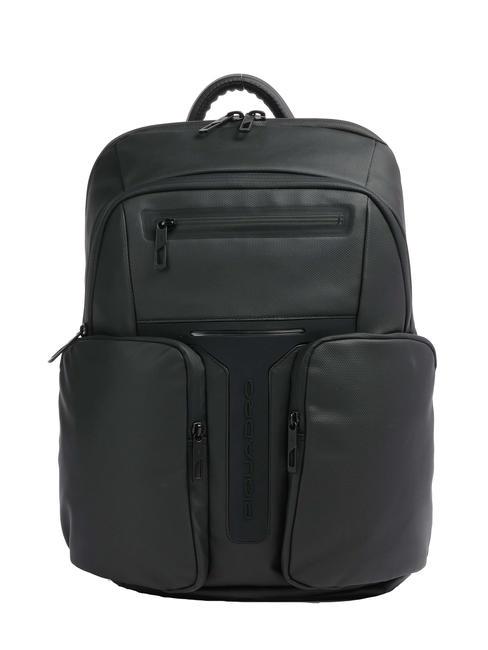 PIQUADRO HIDOR Zaino porta PC 14" Nero - Zaini da lavoro porta PC