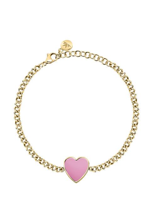 MORELLATO INCANTO Bracciale con cuore acciaio/rosa - Bracciali Donna