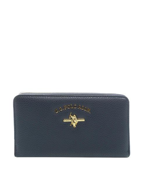 U.S. POLO ASSN. STANFORD Portafoglio grande a zip BLU NAVY - Portafogli Donna