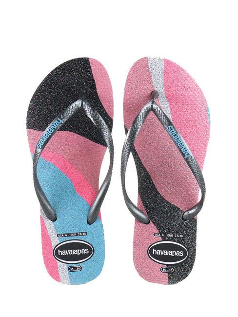 HAVAIANAS PALETTE GLOW Infradito NERO - Scarpe Donna