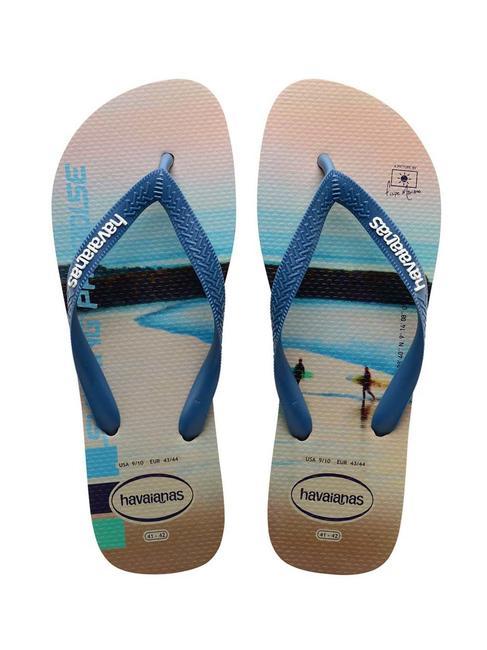 HAVAIANAS HYPE Infradito sand/blue comfy - Scarpe Uomo