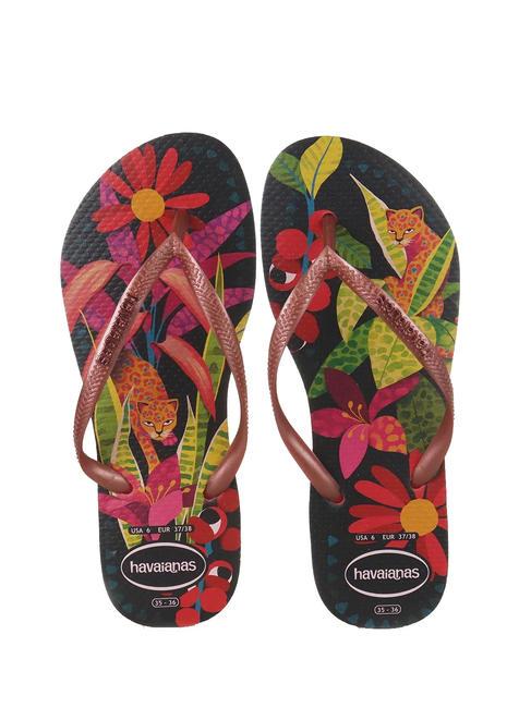 HAVAIANAS  Infradito SLIM TROPICAL salmon - Scarpe Donna