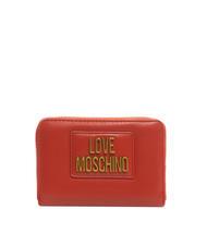 Love Moschino Billboard Embossed Portafoglio Grande Zip Around Royal -  Acquista A Prezzi Outlet!