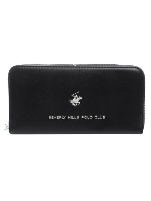 BEVERLY HILLS POLO CLUB SELENE  Portafoglio Zip Around Nero - Portafogli Donna