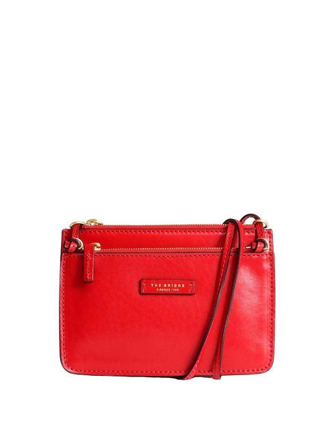 THE BRIDGE RUSTICI Mini Bag a tracolla ciliegia/oro - Borse Donna