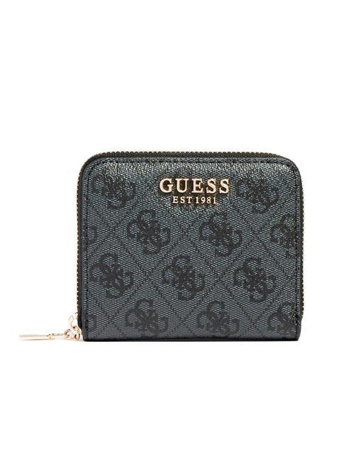 GUESS LAUREL Portafoglio ziparound piccolo coal - Portafogli Donna