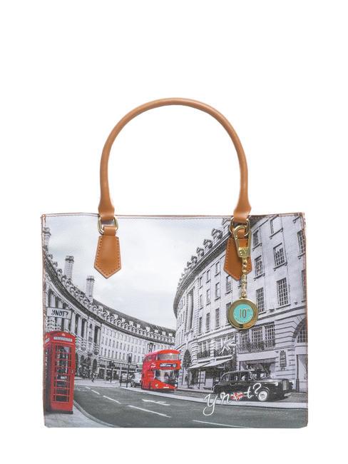 YNOT YESBAG Tote bag con portachiavi london regent street - Borse Donna