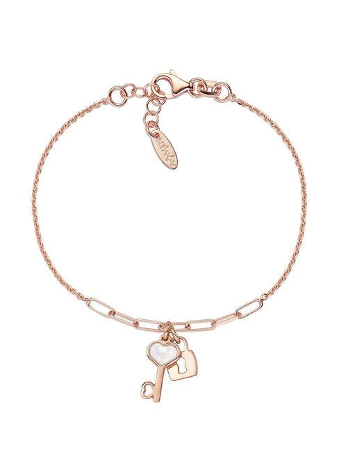 AMEN LE MADREPERLE Bracciale madreperla bianca rose - Bracciali Donna