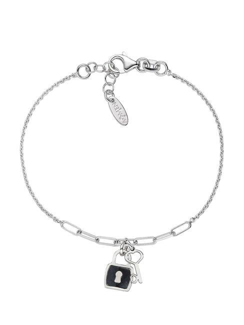 AMEN LE MADREPERLE Bracciale madreperla nera rodio - Bracciali Donna