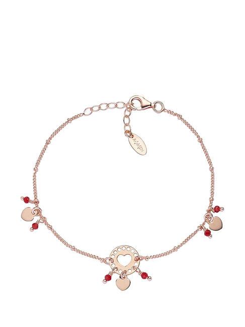 AMEN ACCHIAPPAMORE Bracciale cristalli rossi rose - Bracciali Donna