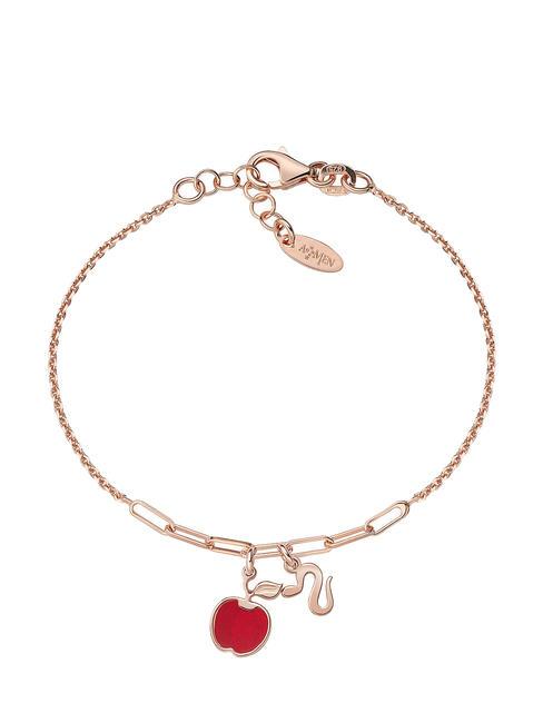 AMEN LE MADREPERLE Bracciale madreperla rossa rose - Bracciali Donna