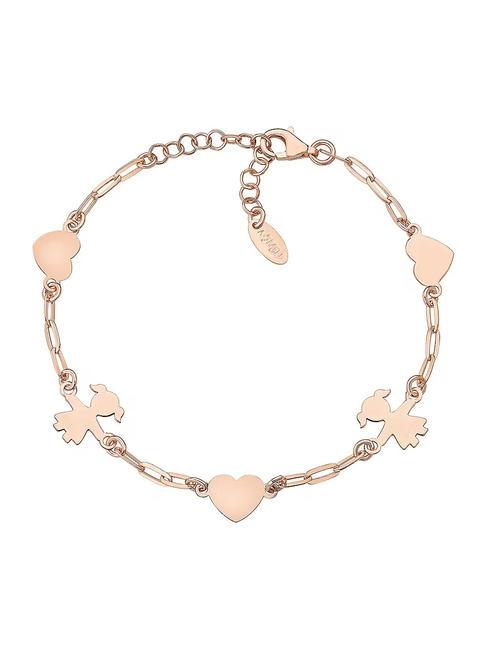 AMEN BOBOLINI Bracciale in argento rosa rose - Bracciali Donna