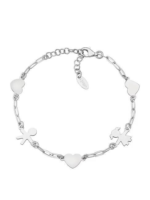 AMEN BOBOLINI Bracciale ina rgento rodiato rodio - Bracciali Donna