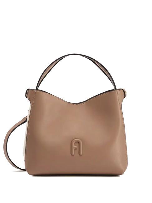 FURLA PRIMULA Borsa a mano bicolor greige - Borse Donna