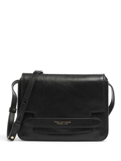 THE BRIDGE LUCREZIA Mini bag a spalla Nero Oro - Borse Donna