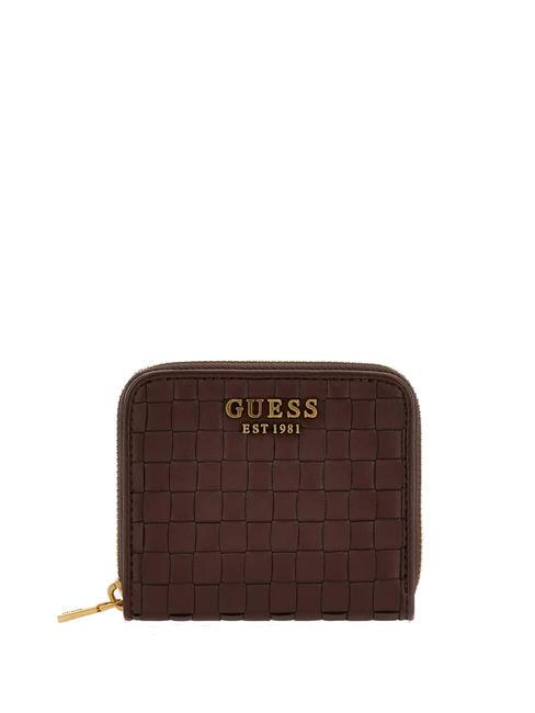 GUESS LISBET Portafoglio Mini mahogany - Portafogli Donna