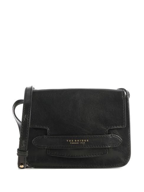 THE BRIDGE LUCREZIA Mini bag a tracolla Nero Oro - Borse Donna